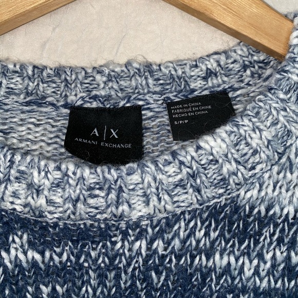 Armani Exchange Ombré Marl Wool Blend Sweater - Picture 3 of 9
